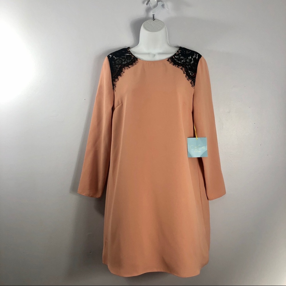 CeCe Sedona Glow Lace Insert Dress Size 4